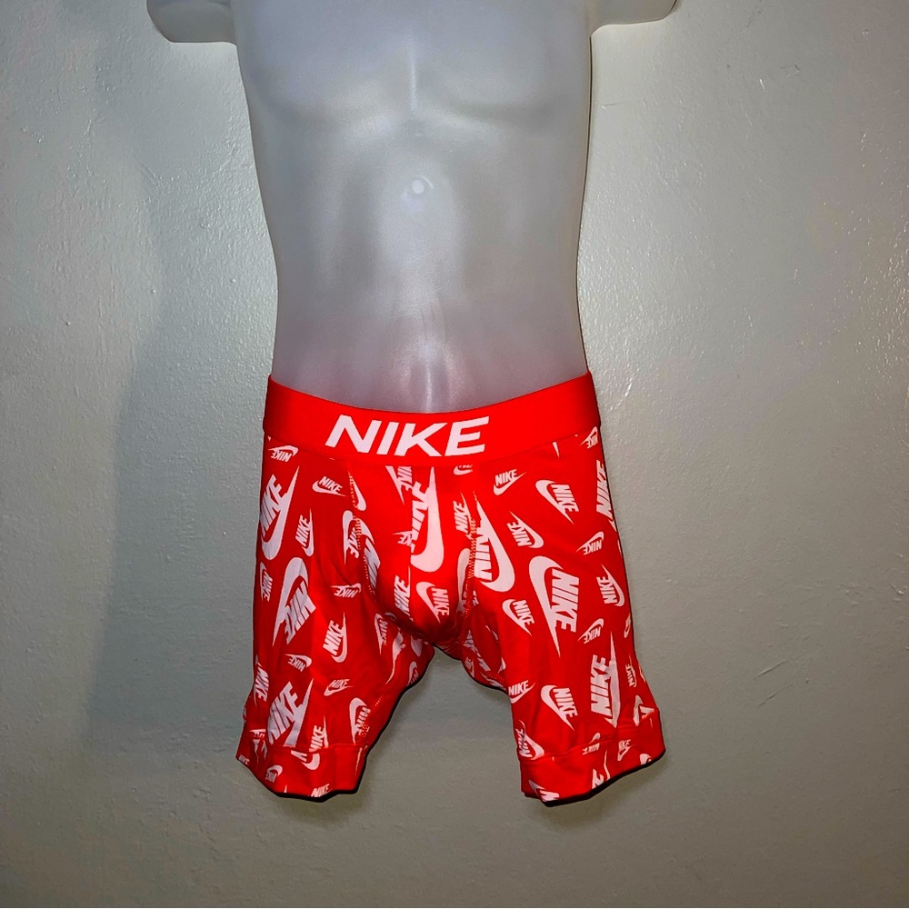 NIKE Orange NIKE logo Boxer Briefs